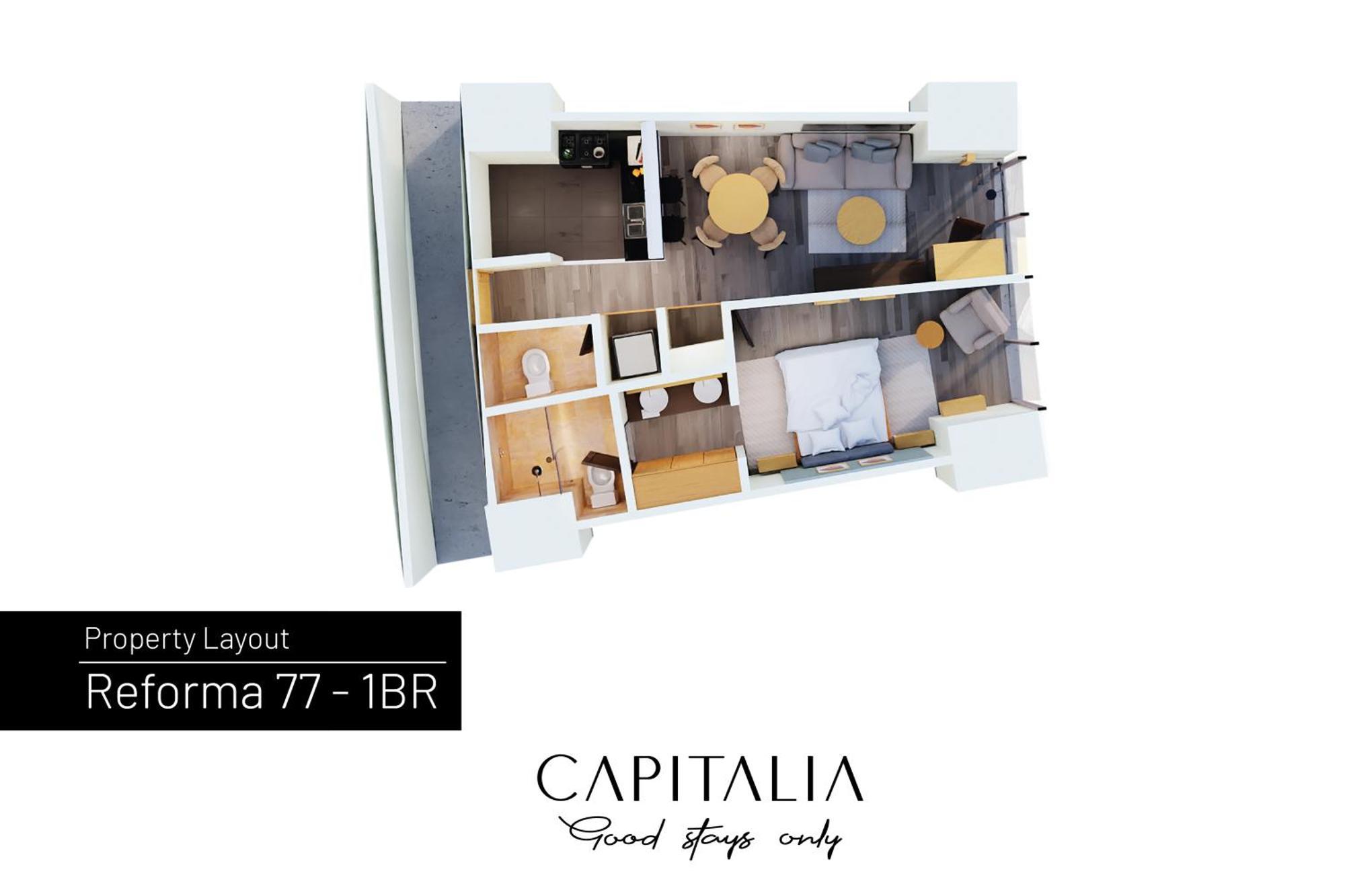 Capitalia - Apartments - Reforma Centro Cidade do México Quarto foto
